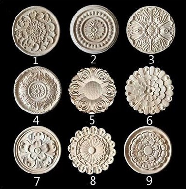 کھدی ہوئی لکڑی کے گلاب