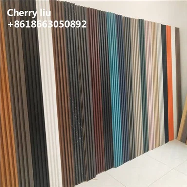 انڈور ٹھوس فلوٹیڈ سلیٹ وال