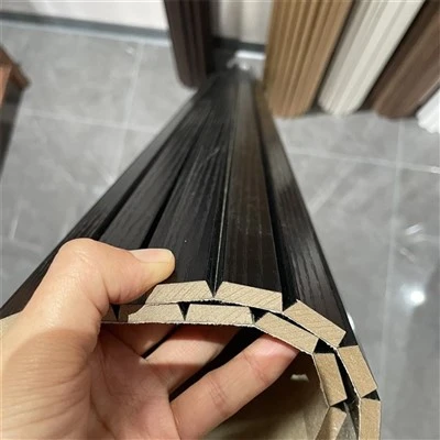 لچکدار MDF پینلز موڑنے کے قابل MDF فلوٹڈ بورڈ 600x2400x9mm لچکدار اوک ووڈ وینیر پینل