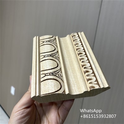 ٹھوس لکڑی کے مولڈنگز گرم پریس ابھرے ہوئے لکڑی کے مولڈنگز اچیٹریو ٹرم