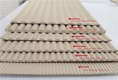 ٹمبور آدھا گول لچکدار رولڈ فرنیچر پینل